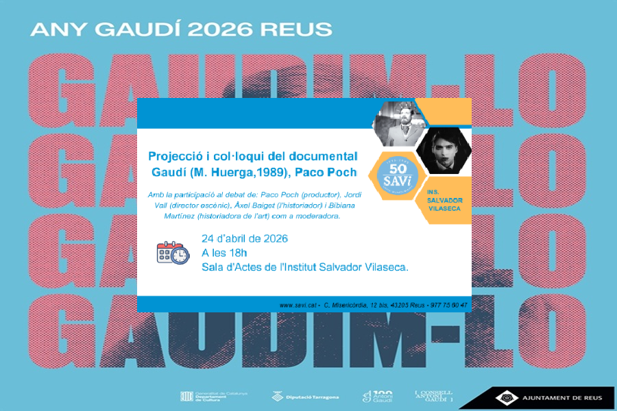 Cartell de la jornada amb explicació del debat