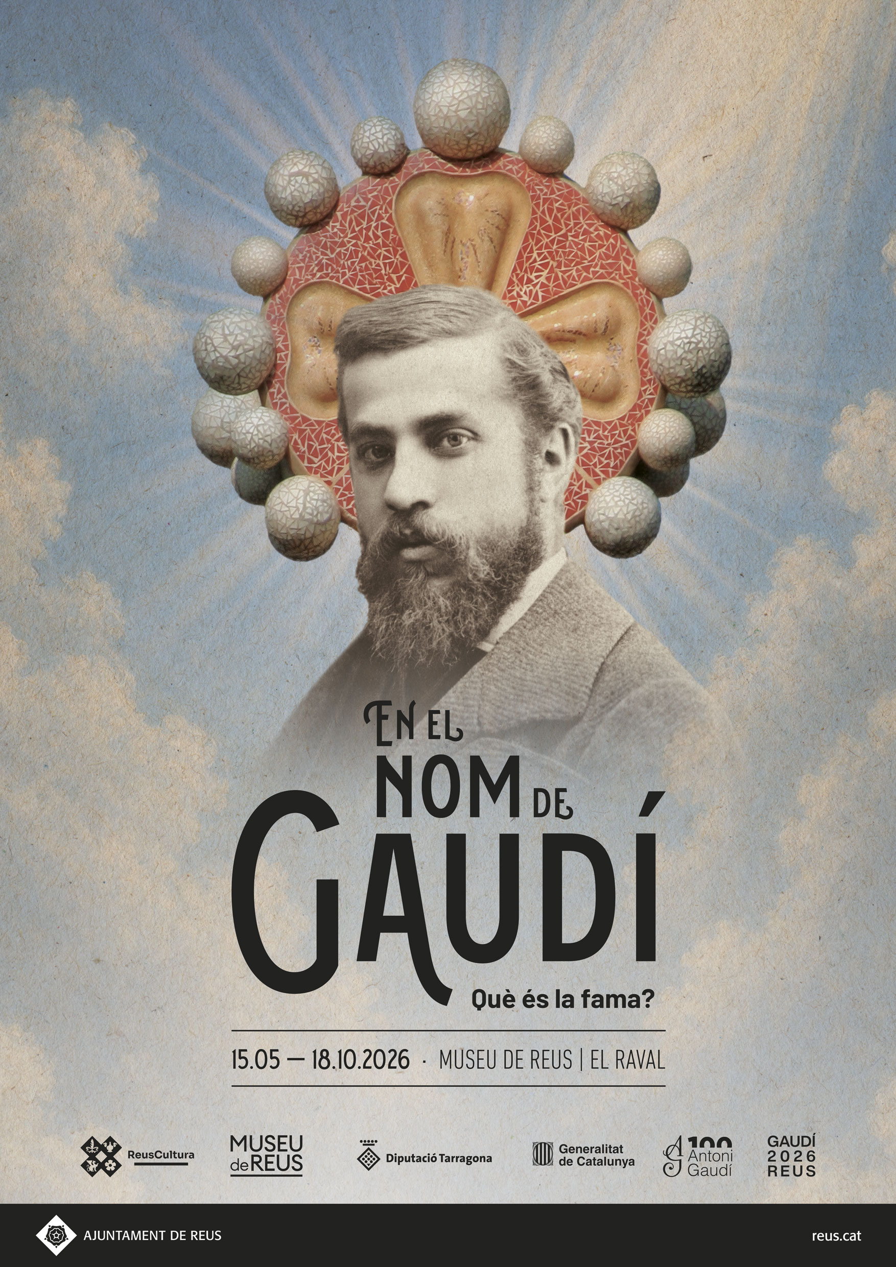 Cartell de l'exposició En el nom de Gaudí