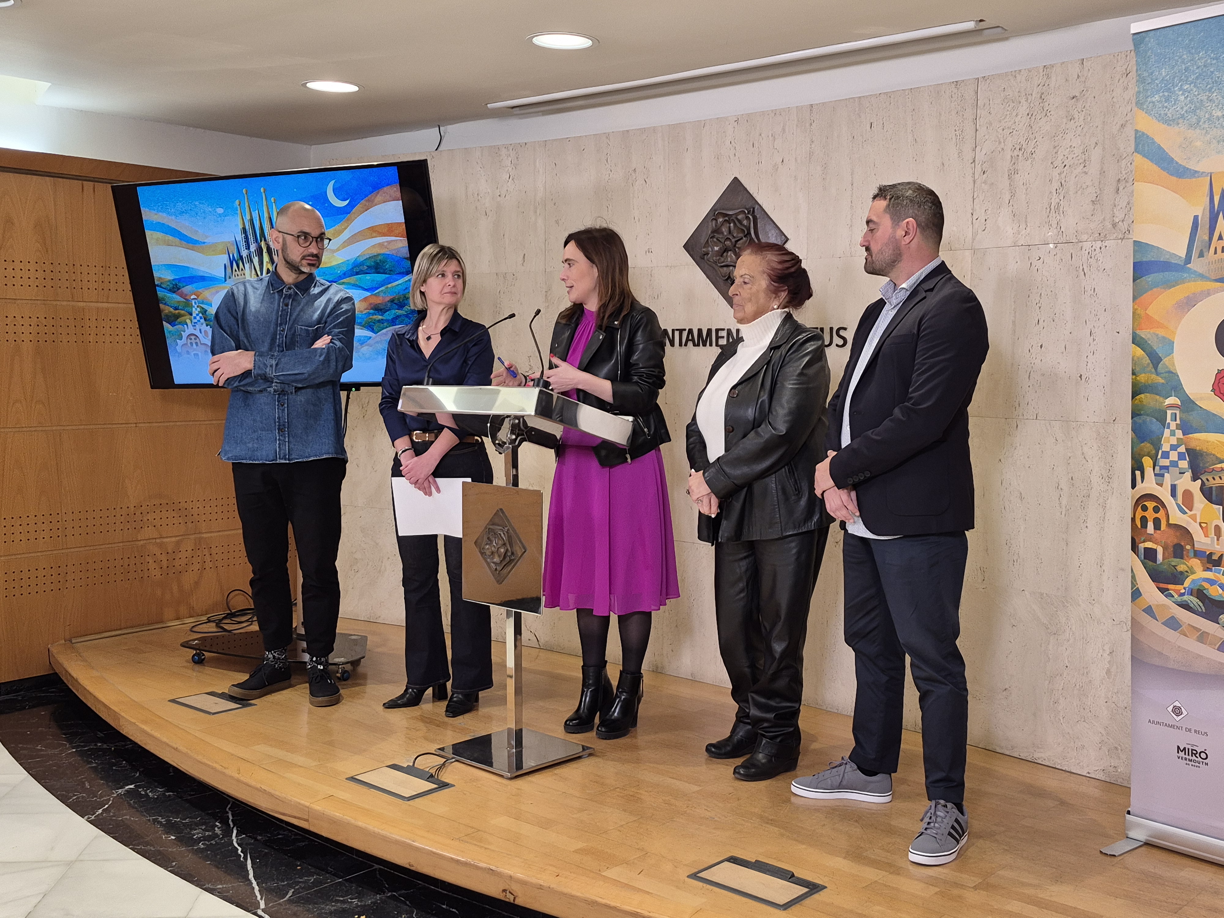 Presentació mural Any Gaudí