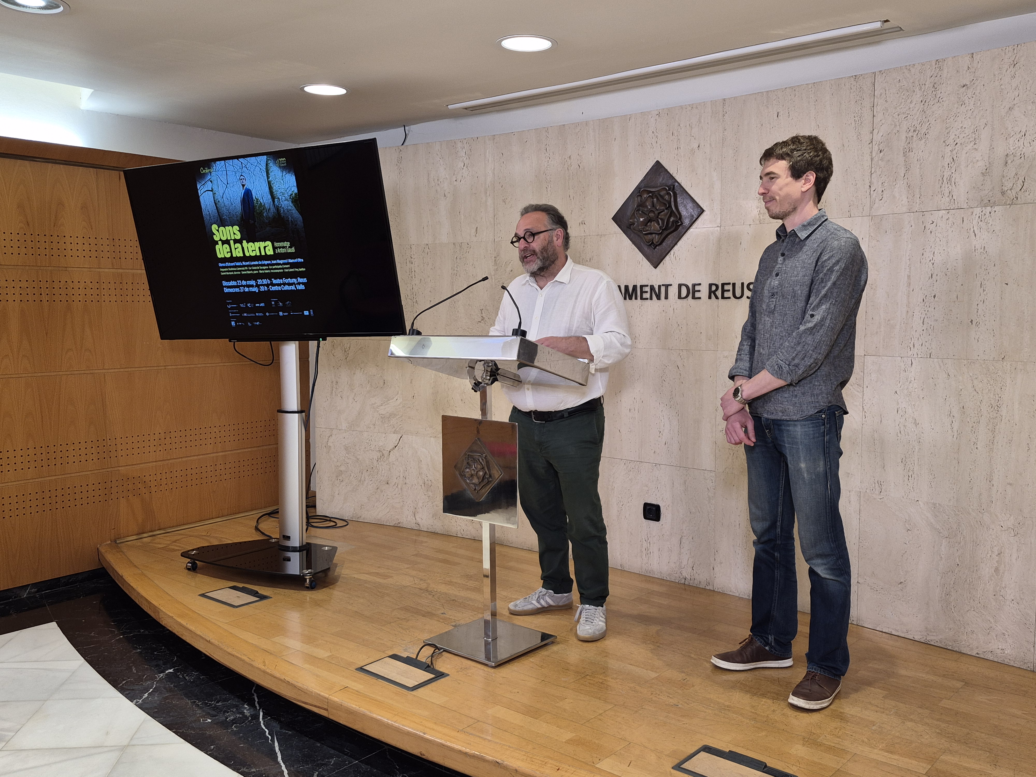 Presentació concert "Sons de la terra. Homenatge a Antoni Gaudí"
