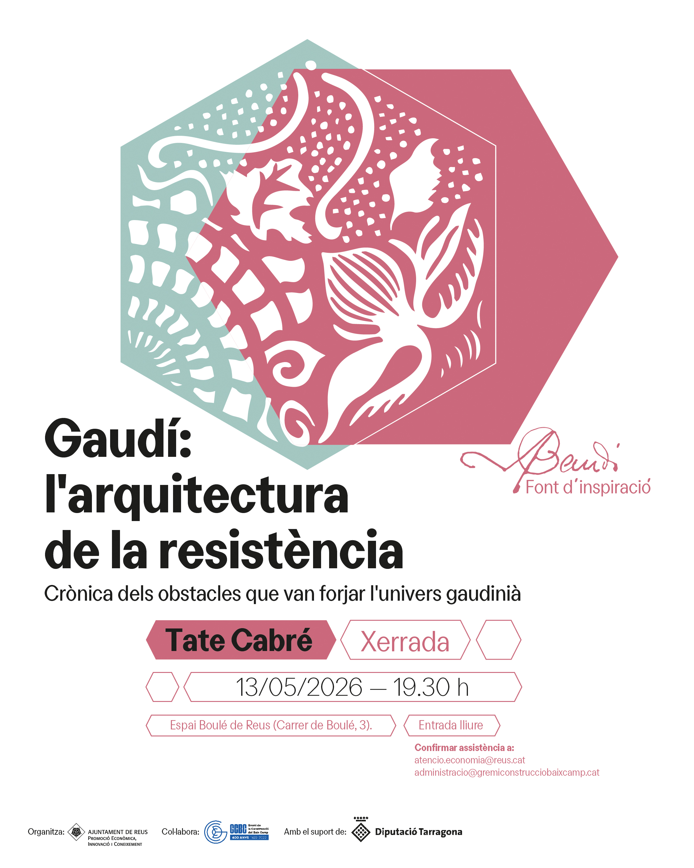 Cartell conferència Taté Cabré