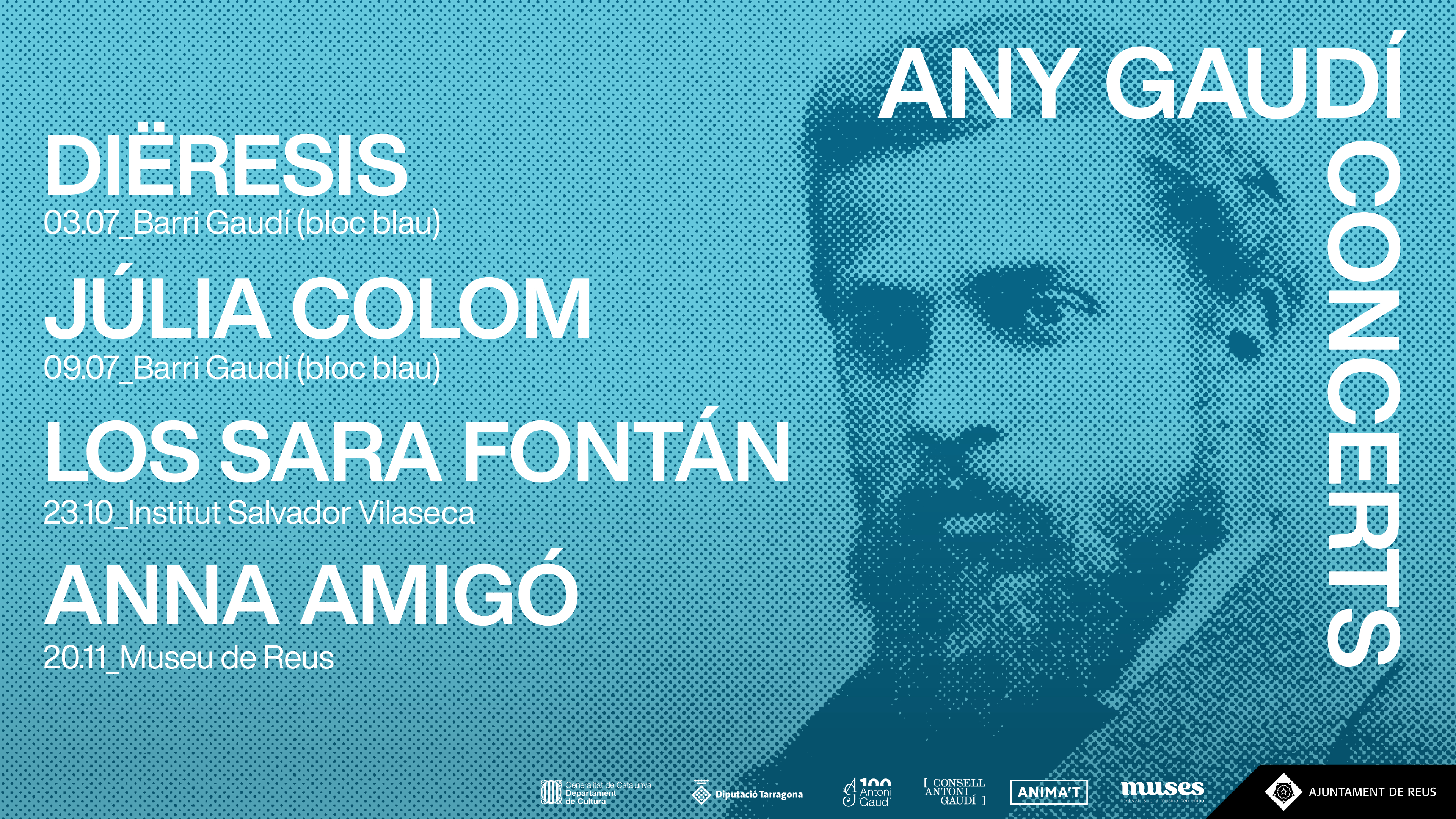 Cartell cicle concerts Any Gaudí