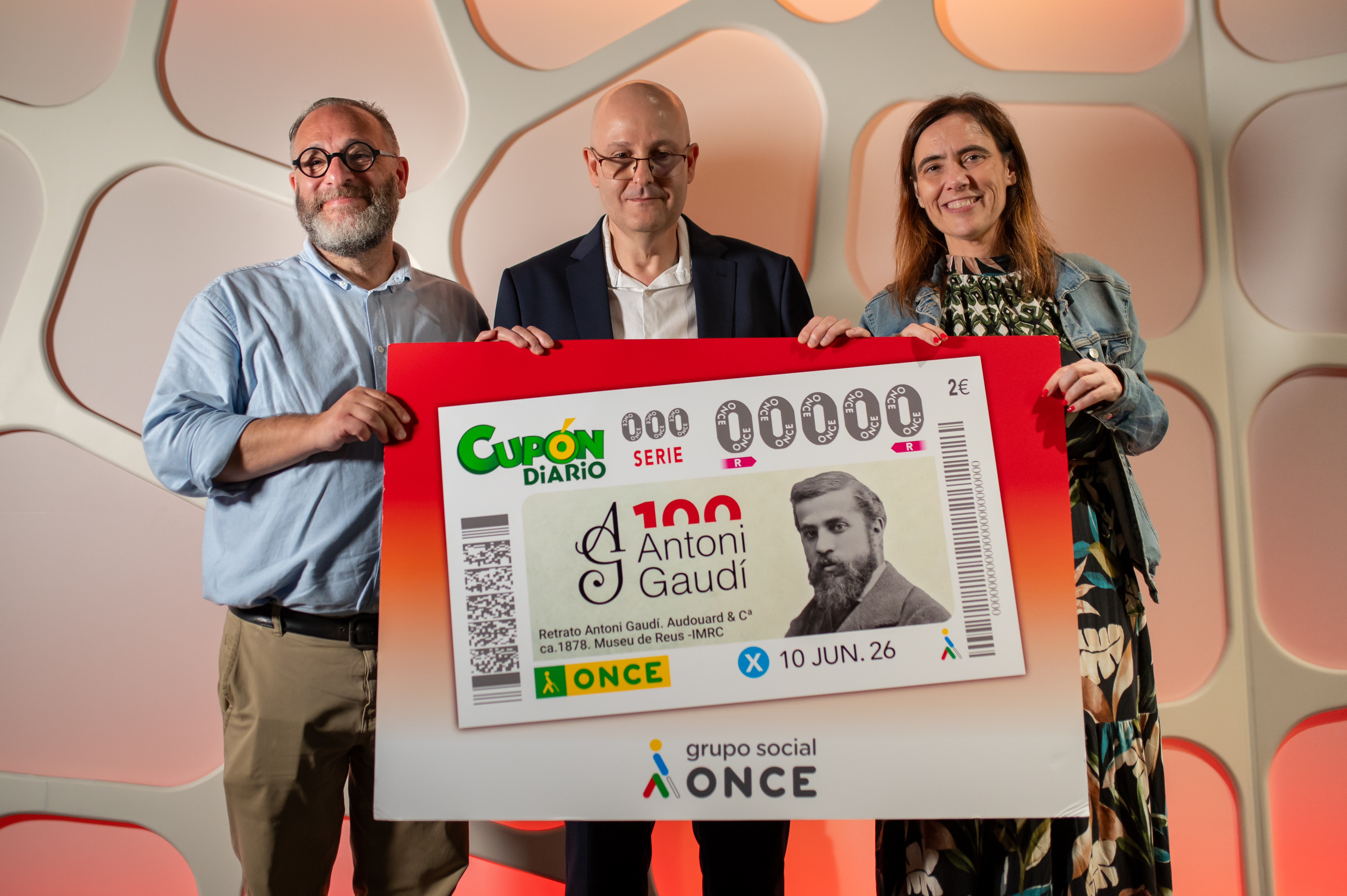 Presentació cupó ONCE Gaudí