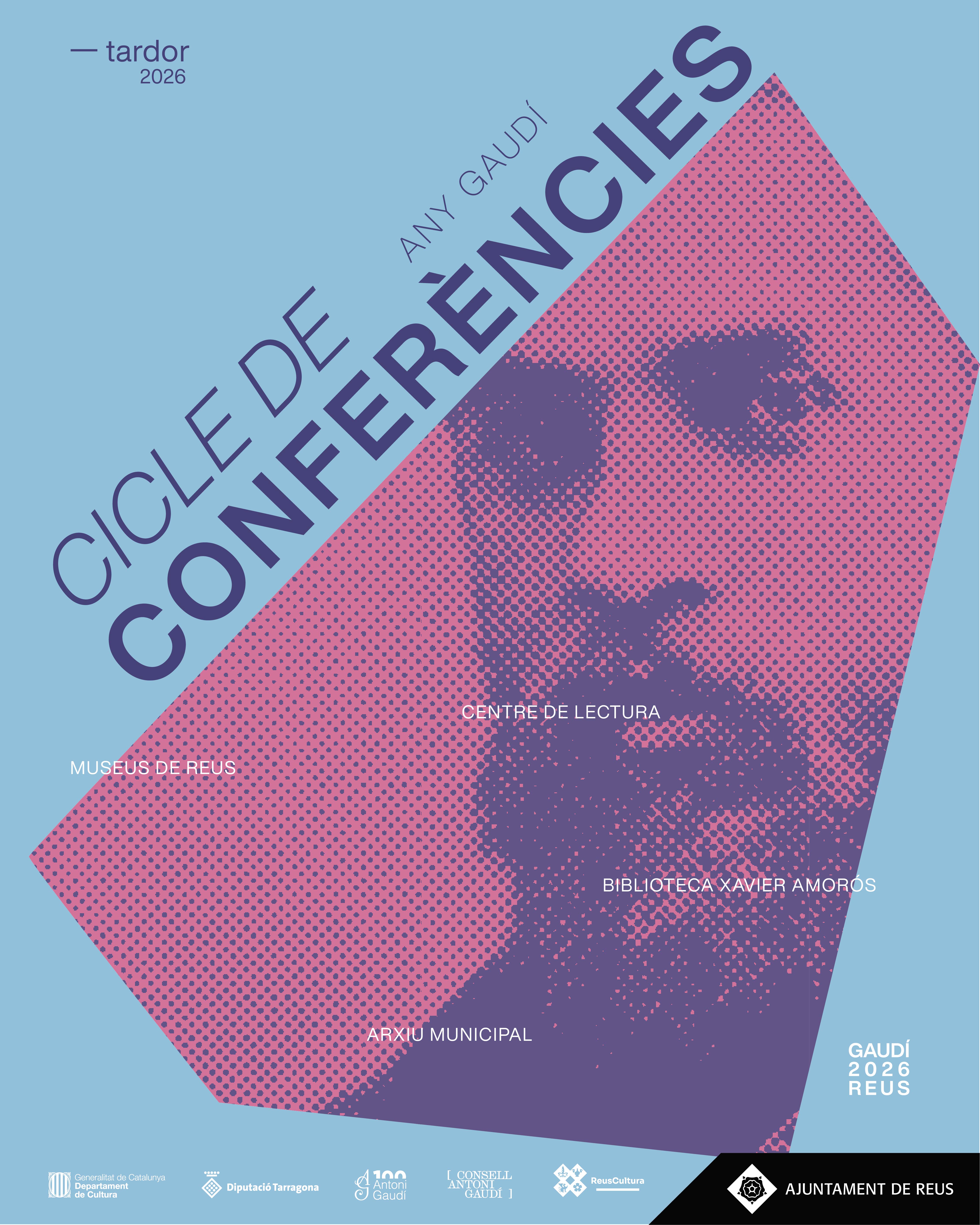 Cartell cicle conferències Any Gaudí